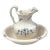 Vintage Cronin of Fredericksburg Large Pitcher and Bowl Wash Basin Set For Sale