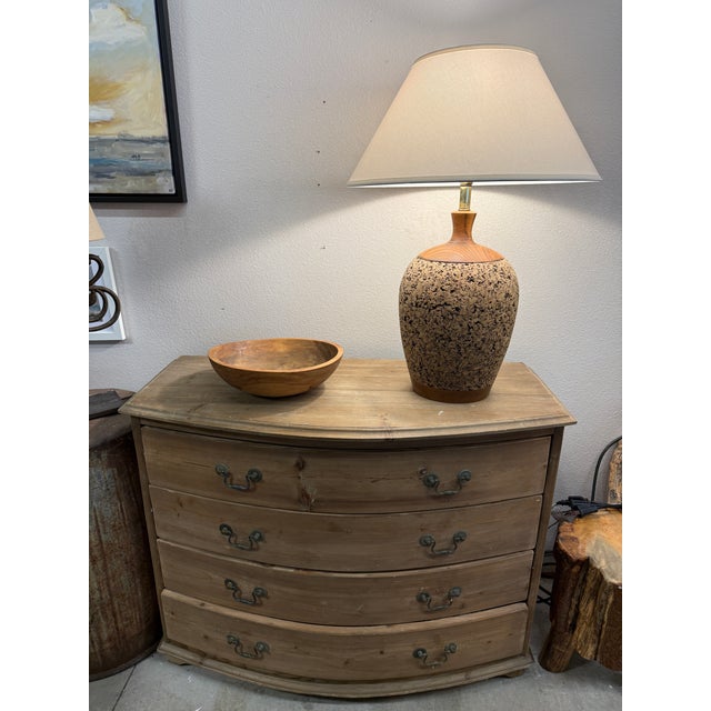 Bauhaus Large Cork Lamp Vintage Milo Baughman Design , Warmth and Wood. For Sale - Image 3 of 9