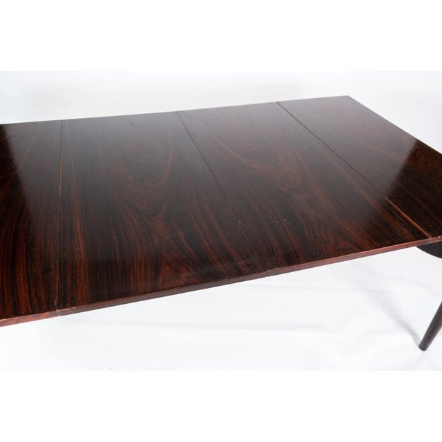 Dining Table in Rosewood with Extensions by Arne Vodder, 1960s For Sale - Image 9 of 10