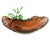 Folk Art 1970s Cherry Burl Bowl by Hoyt G. Brown Signed . Appalachian Folk Art . Live Edge Wood Bowl For Sale - Image 3 of 18