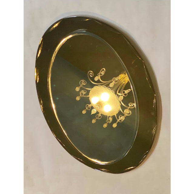 1970s Italian Mirror in the style of Fontana Arte, 1970s For Sale - Image 5 of 11
