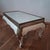 White Antique Baroque Style Side Table with Mirrored Top For Sale - Image 8 of 18