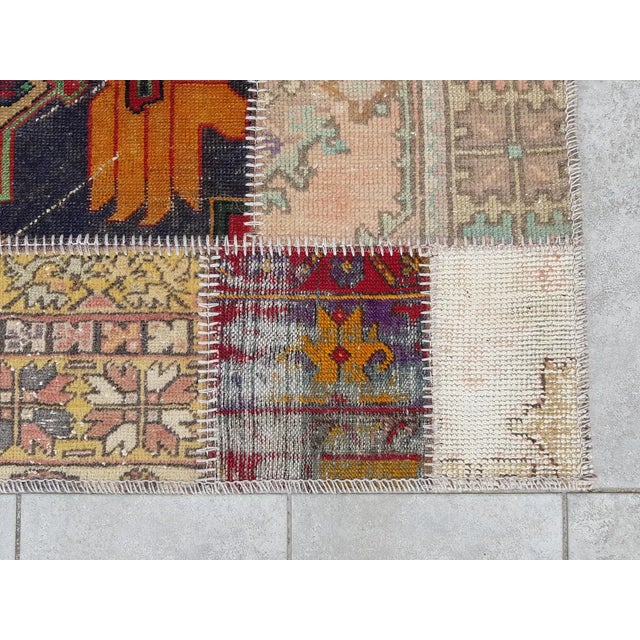 Mid 20th Century Natural Handknotted Wool Runner For Sale - Image 4 of 10