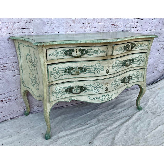 Venetian Rococo Painted Commode For Sale - Image 11 of 11
