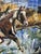 Coffee A River Run by Kent Paulette Equestrian Horse Paintings, Big Sky Chic, Modern Cowboy, Western Yellowstone Aesthetic For Sale - Image 8 of 9