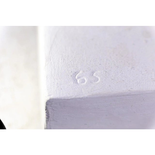 White Claude Lhoste, Sculpture in Plaster, 1965 For Sale - Image 8 of 10