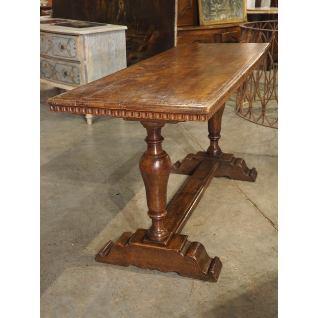 Antique Italian Walnut Console Table, Circa 1850 For Sale - Image 15 of 18