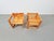 Pine Children's Table Chairs attributed to Marcel Gascoin, France, 1970s, Set of 2 For Sale - Image 6 of 9