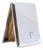 Silver Cigarette Case with Surface Engravings Surrounding a Monogram Card, Gold Interior and Hinged Lid. For Sale