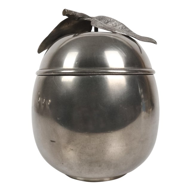 Mid-20th Century Sculptural Apple-Shaped Ice Bucket in the style of Mauro Manetti, Italy, 1970s For Sale