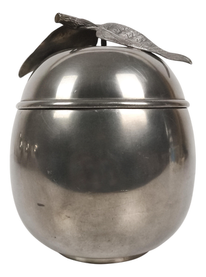 Mid-20th Century Sculptural Apple-Shaped Ice Bucket in the style of Mauro Manetti, Italy, 1970s