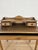 English Oak Writing Desk with Raised Gallery and Drawers, 1930s For Sale - Image 12 of 17