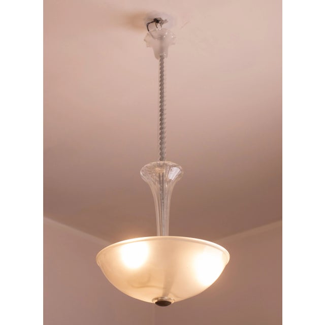 Elegant Barovier and Toso Pendant, 1960s For Sale - Image 10 of 13