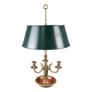 Early 20th Century Restoration Bronze Bouillotte Lamp For Sale