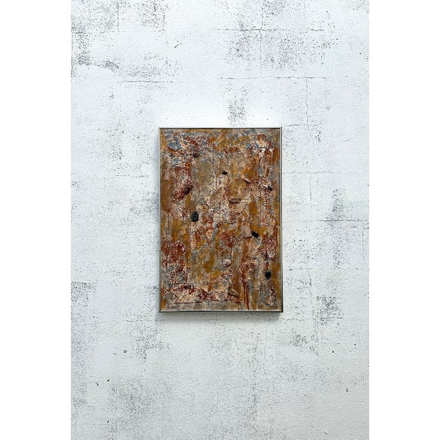 A Vintage Boho Abstract Mixed Media on Board would be a captivating fusion of the spontaneous, free-spirited nature of...