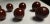 Vintage Victorian Chocolate Brown Round Porcelain Cabinet Hardware Knobs, Set of 8 For Sale - Image 9 of 13