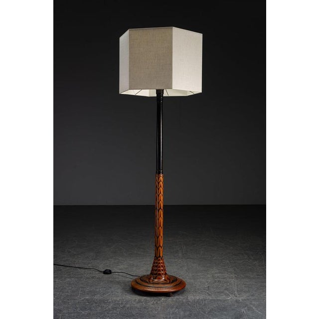 Amsterdam School Standing Lamp by Louis Bogtman, 1920s For Sale - Image 11 of 11