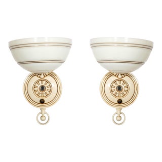 1930s Art Deco Sconces by Markel - a Pair For Sale