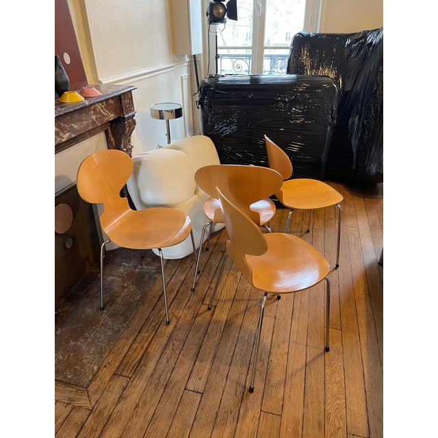 Fritz Hansen Chairs by Arne Jacobsen for Fritz Hansen, 1886, Set of 4 For Sale - Image 4 of 5