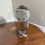 1970s Vintage Clear Art Glass Owl Figurine Paperweight For Sale - Image 5 of 7