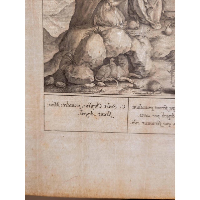 16th Century Old Master Engraving After Bernardino Passeri for Nadal's Evangelicae Historiae Imagines, Plate 14 For Sale - Image 13 of 16
