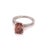 Diamond Zircon Ring 14k White Gold Large 4.45 TCW Women Certified, Size 6.5 For Sale In New York - Image 6 of 9
