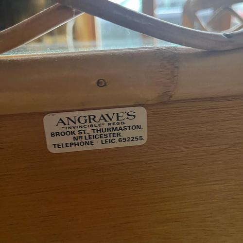 Wood Vintage Bedside Table with 2 Drawers from Angraves For Sale - Image 7 of 10