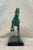 Modern Patinated Bronze Trotting Horse Statue For Sale - Image 3 of 4