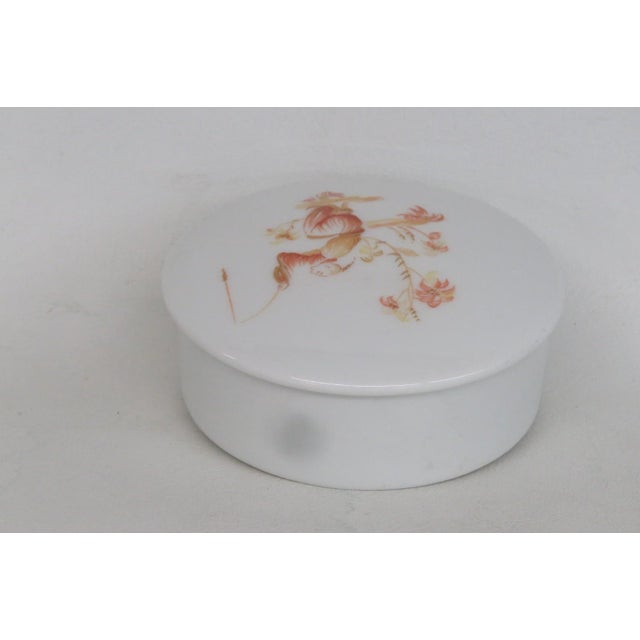 Giraud Limoges France Chinoiserie Trinket Box Porcelain Vanity Container 4855b For Sale - Image 10 of 15