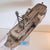 This vintage silver decorative object depicts a large and detailed model of the famous 1860 robert e. Lee steamboat,...