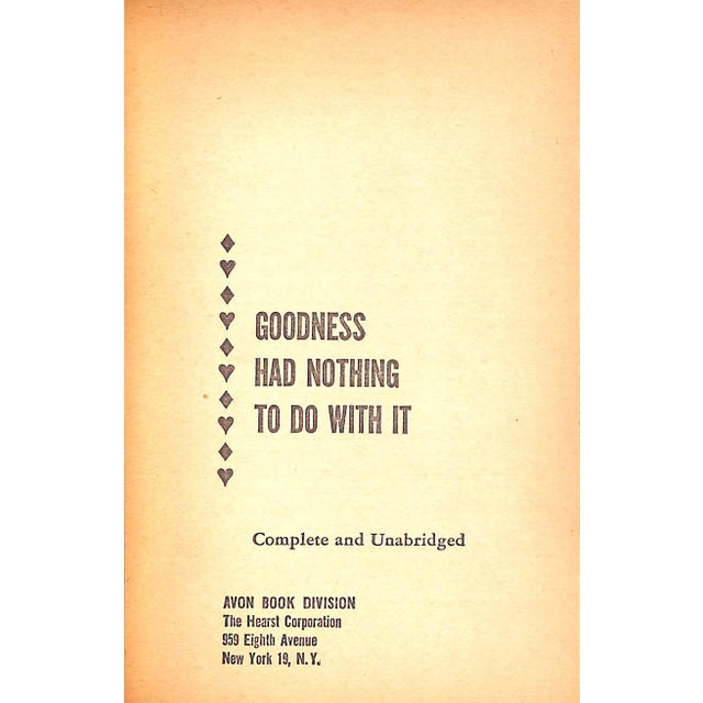 Traditional "Mae West Goodness Had Nothing to Do With It" 1959 West, Mae For Sale - Image 3 of 4