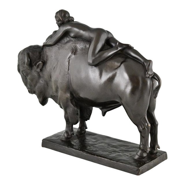 Art Deco Bronze Sculpture by Karl Donndorf, 1930 For Sale - Image 9 of 13