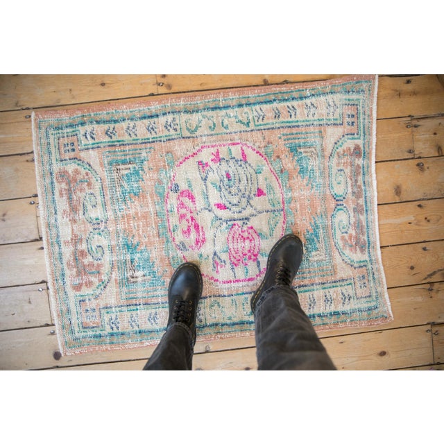 :: Oversize roundel center medallion with interior trefoil rose design motif wrapped by a geometric germinating plant main...