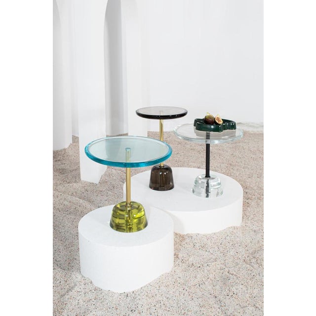 Pina High 8301GRBRT in Green and Transparent by Sebastian Herkner for Pulpo For Sale - Image 4 of 14