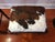 Metal Mid-Century Metal Cow Hide Benches or Ottomans - a Pair For Sale - Image 7 of 12