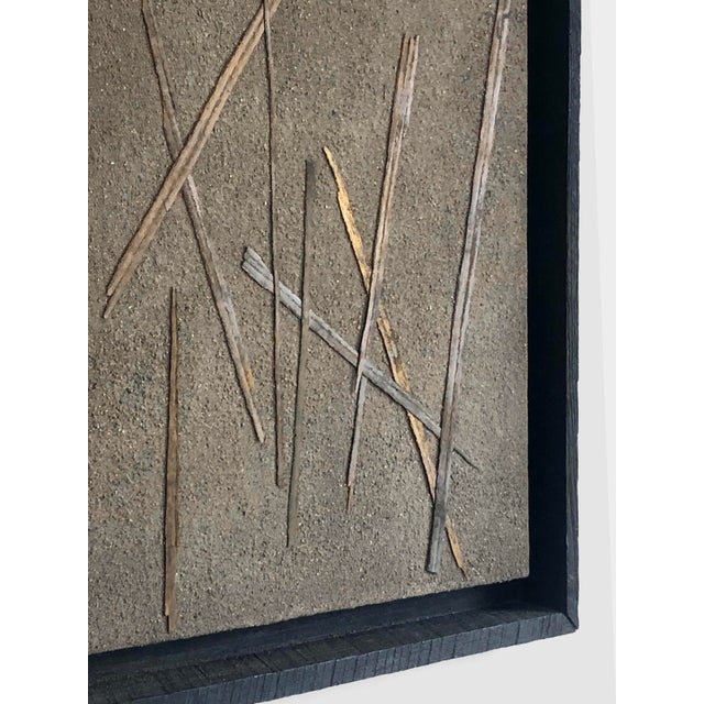 2000 - 2009 Abstract Herbs Composition, 2001, Mixed Media on Canvas For Sale - Image 5 of 15