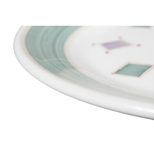 Early 20th Century Early 20th Century Italian Hand Painted Caleca Belvidere Platter For Sale - Image 5 of 10