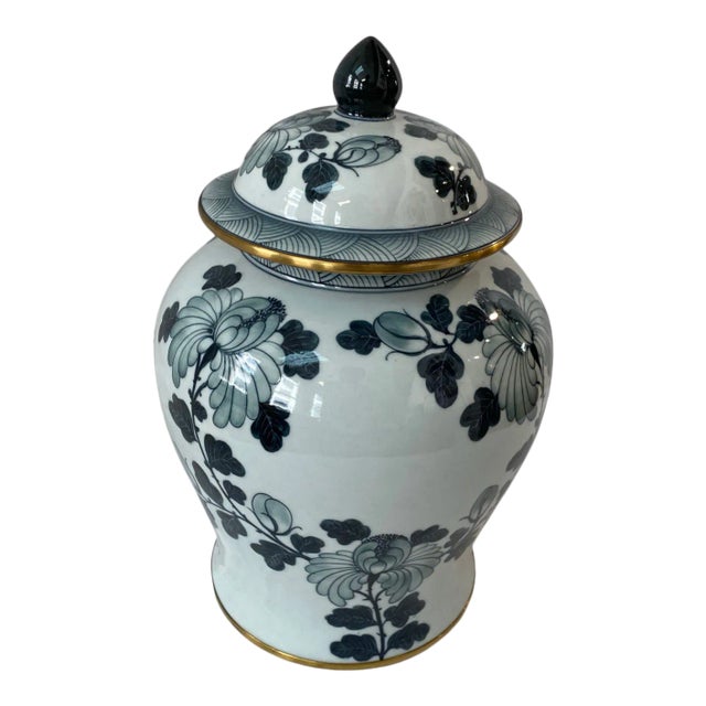 1980s Maitland Smith China Jar For Sale