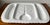 This lovely large White ceramic meat serving platter was made in Italy and works beautifully with other similar pieces for...