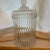 Glass Three Head Lidded Jar For Sale - Image 4 of 7