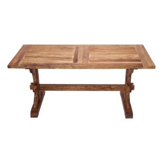 Matthew Izzo Home Reclaimed Elm Wood Monestary Dining Table For Sale