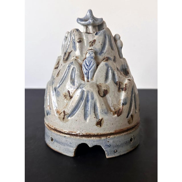 Korean Ceramic Scholar Brush Rest Joseon Dynasty For Sale - Image 10 of 18