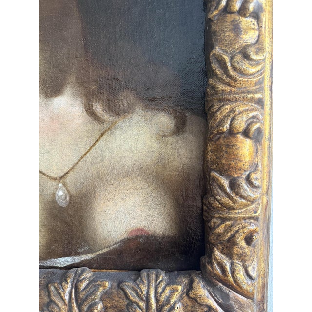 Tuscan School, Depicting Mary Magdalene, Nude, 1600, Oil on Canvas For Sale - Image 14 of 16