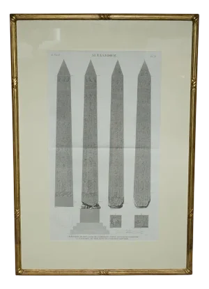 Original Vol 5 Pl.35 Cleopatra's Needle, 1829, Print