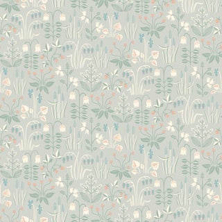 Boråstapeter Strawberry Field Wallpaper In Dove For Sale