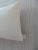 Early 21st Century Frette White Fabric Long Bolster Decorative Pillow For Sale - Image 5 of 5