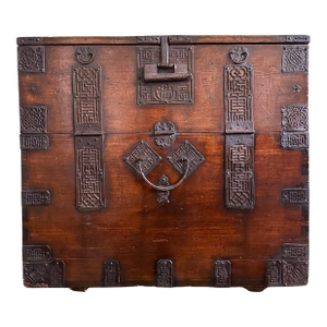 Fine Antique Korean Bandaji Chest Gangwha Island Joseon Dynasty