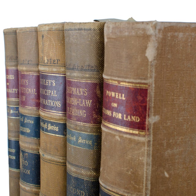 Antique Hornbook Series Law Books Set of 5 Chairish