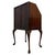 Small Antique English Edwardian Mahogany Secretaire For Sale - Image 9 of 14