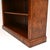 Antique Victorian Walnut Open Bookcase, 1950s For Sale - Image 10 of 11